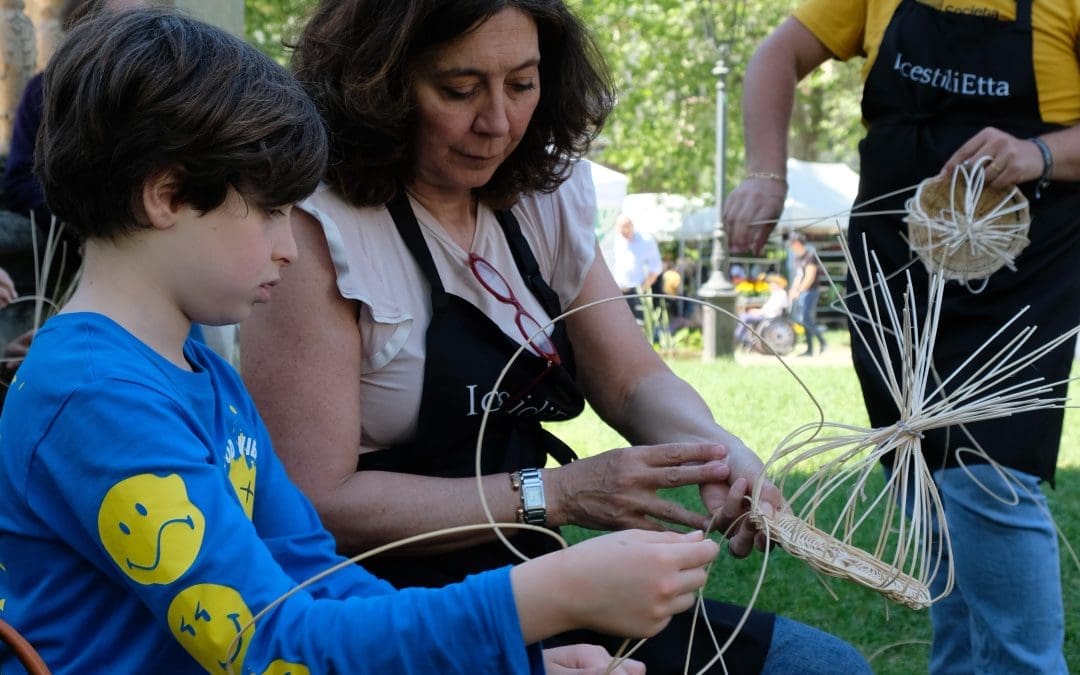 Laboratorio pratico di “Cesteria Moderna in Midollino” con IcestidiEtta (Per bambini e ragazzi 8-16)